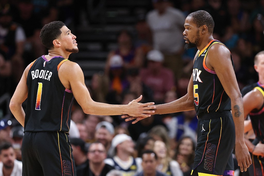 KEVIN DURANT DEVIN BOOKER PHOENIX SUNS V DENVER NUGGETS