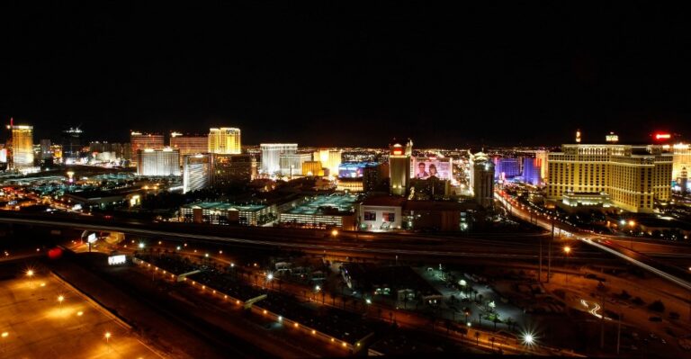 General View Las Vegas Strip Las Vegas Nevada