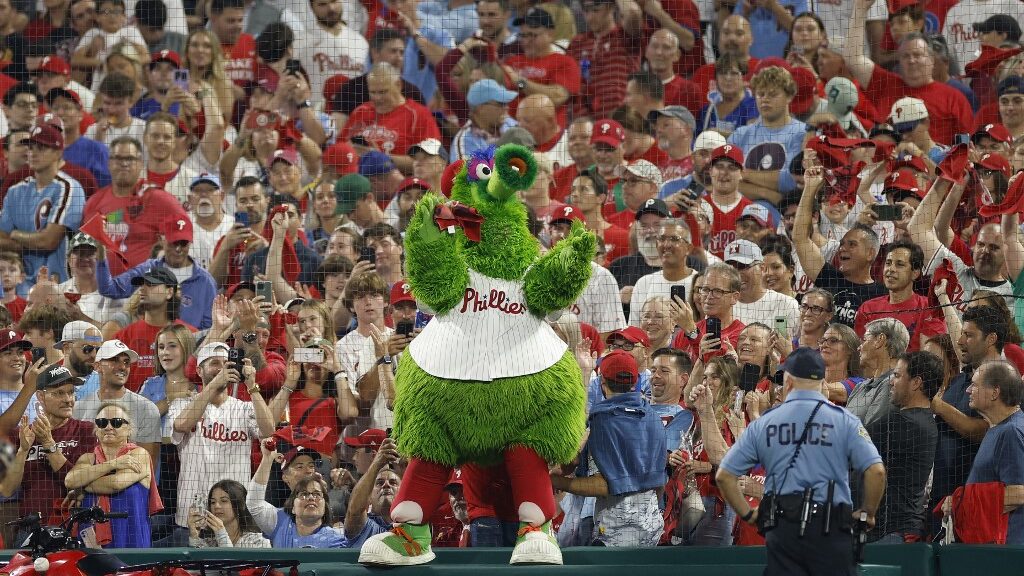 The-Phillie-Phanatic-performs-before-Game-One-of-the-Wild-Card-Series-between-the-Miami-Marlins-and-the-Philadelphia-Phillies-at-Citizens-Bank-Park-aspect-ratio-16-9