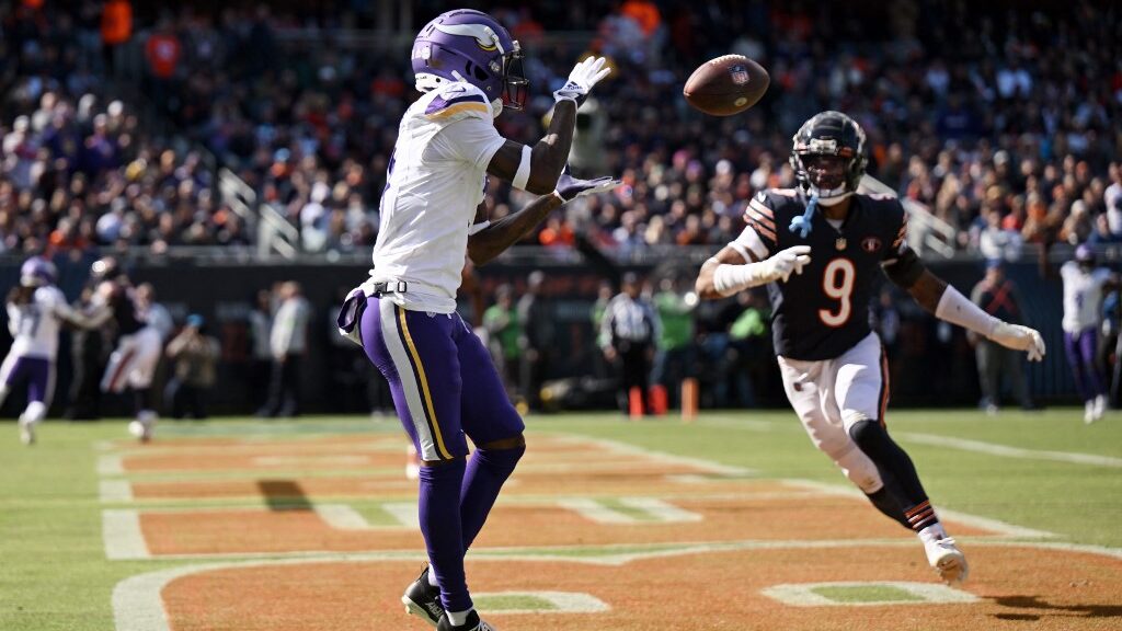 Jordan-Addison-3-of-the-Minnesota-Vikings-catches-a-pass-for-a-touchdown-during-the-first-half-in-the-game-against-the-Chicago-Bears-at-Soldier-Field-aspect-ratio-16-9