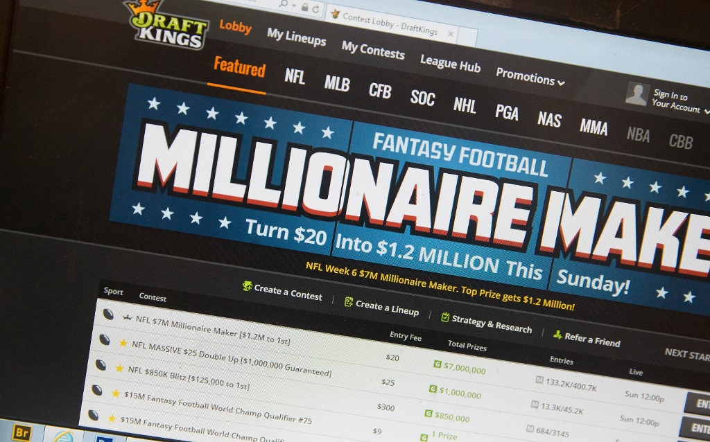 DraftKings Fantasy Sports Website Illinois