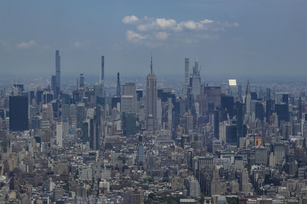 Manhattan skyline New York