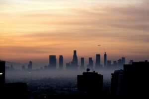 Los Angeles skyline California