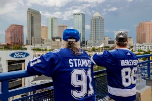 Tampa Bay skyline NHL Stanley Cup Florida