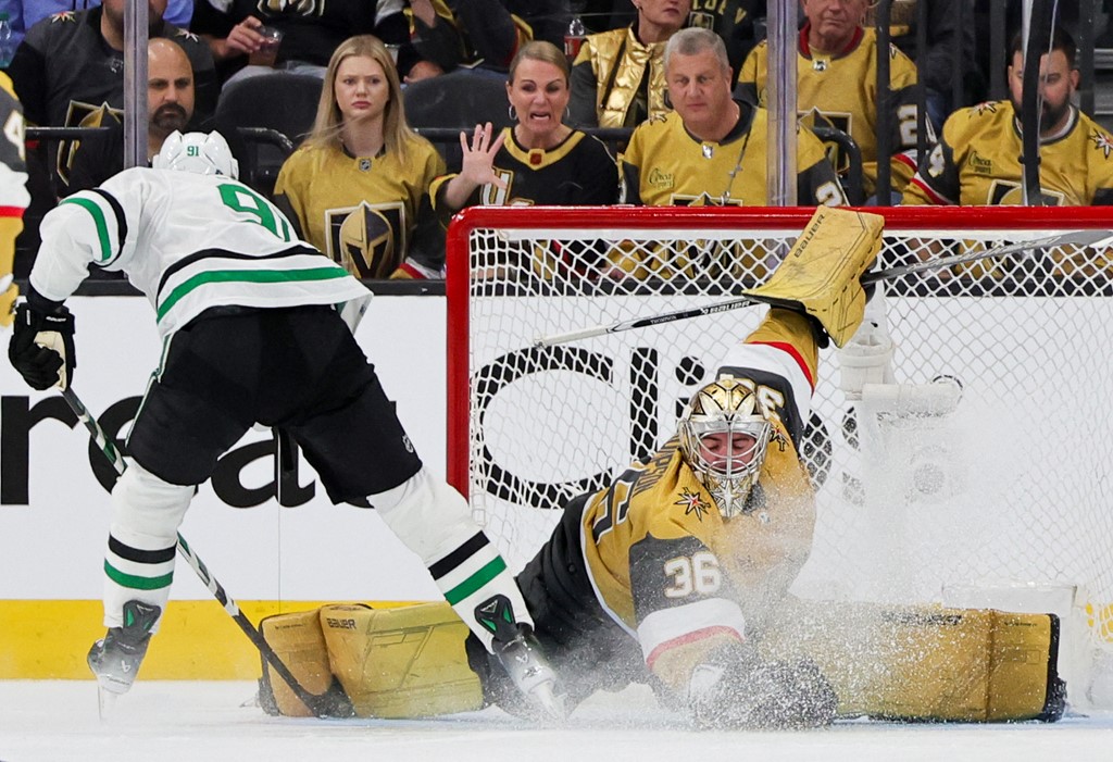 Logan Thompson Dallas Stars v Vegas Golden Knights