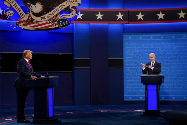Joe Biden Donald Trump presidential debate 2020
