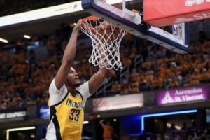Myles Turner Indiana Pacers Eastern Conference Second Round Playoffs Indiana