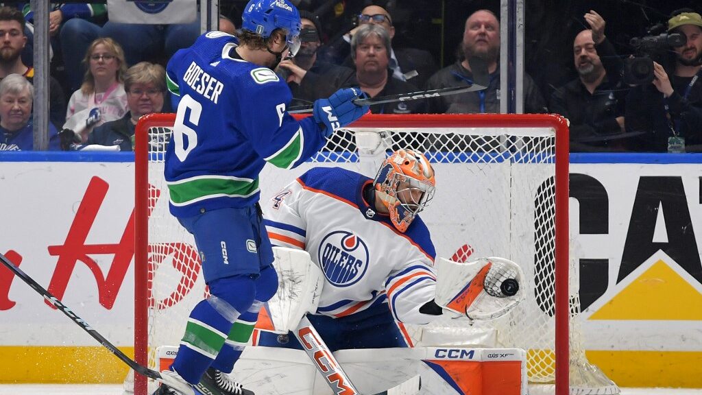 Stuart-Skinner-74-of-the-Edmonton-Oilers-saves-a-shot-on-goal-by-Brock-Boeser-6-of-the-Vancouver-Canucks-during-the-second-period-in-Game-One-of-the-Second-Round-aspect-ratio-16-9