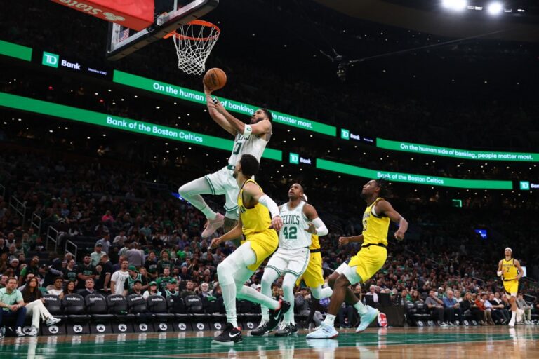 Jayson Tatum Indiana Pacers v Boston Celtics - Game One