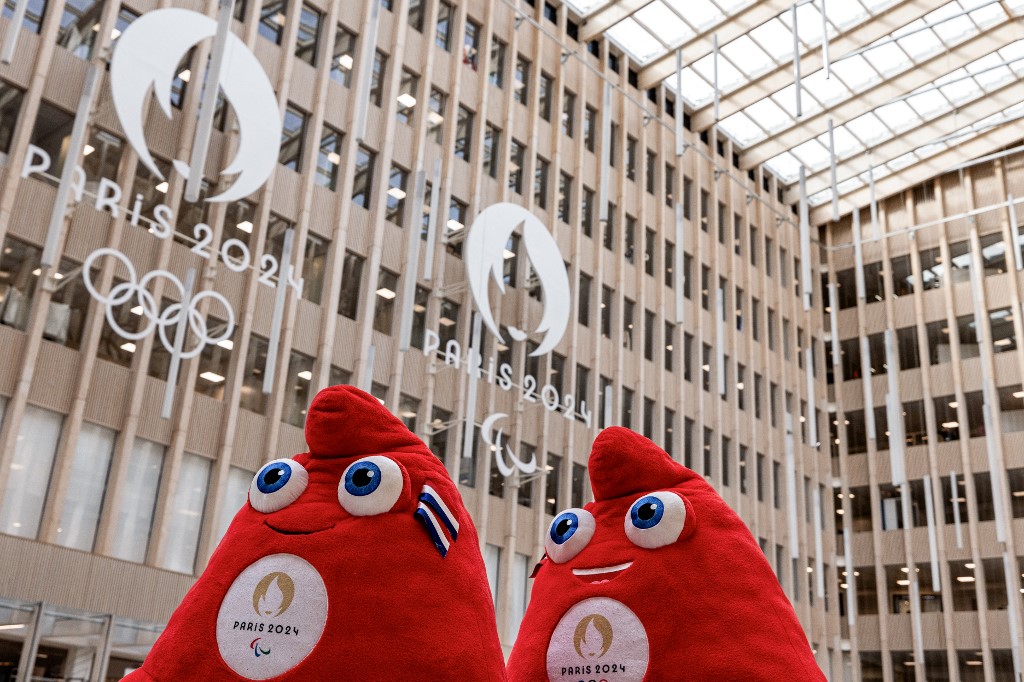 official Olympic Phryges mascots Paris 2024 Summer Olympic