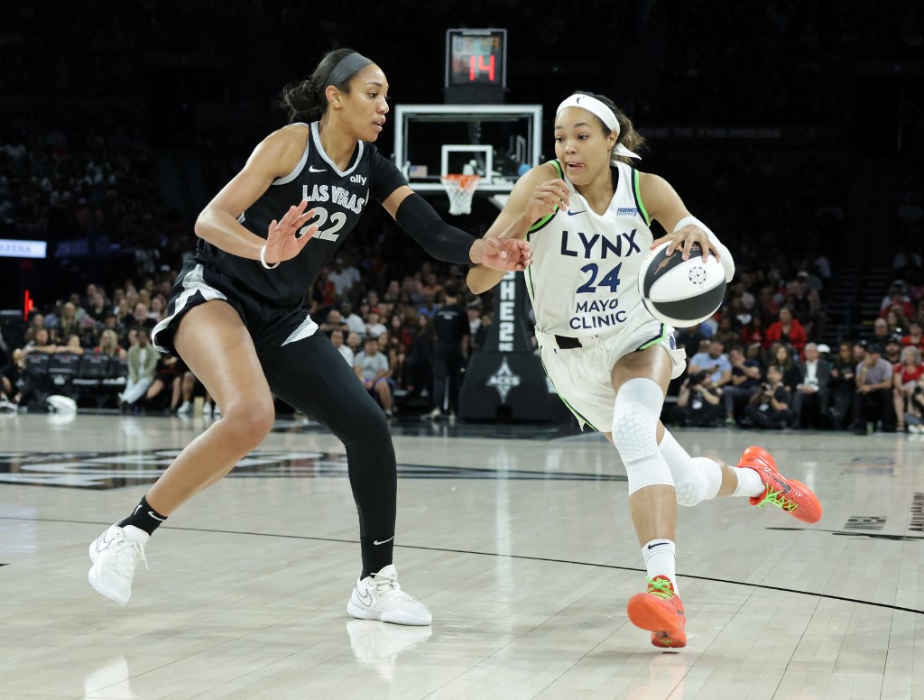 Napheesa Collier Minnesota Lynx v Las Vegas Aces