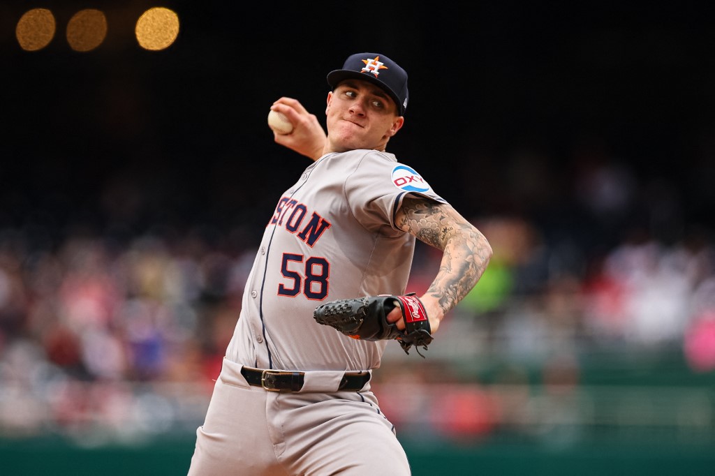 Hunter Brown Houston Astros Washington
