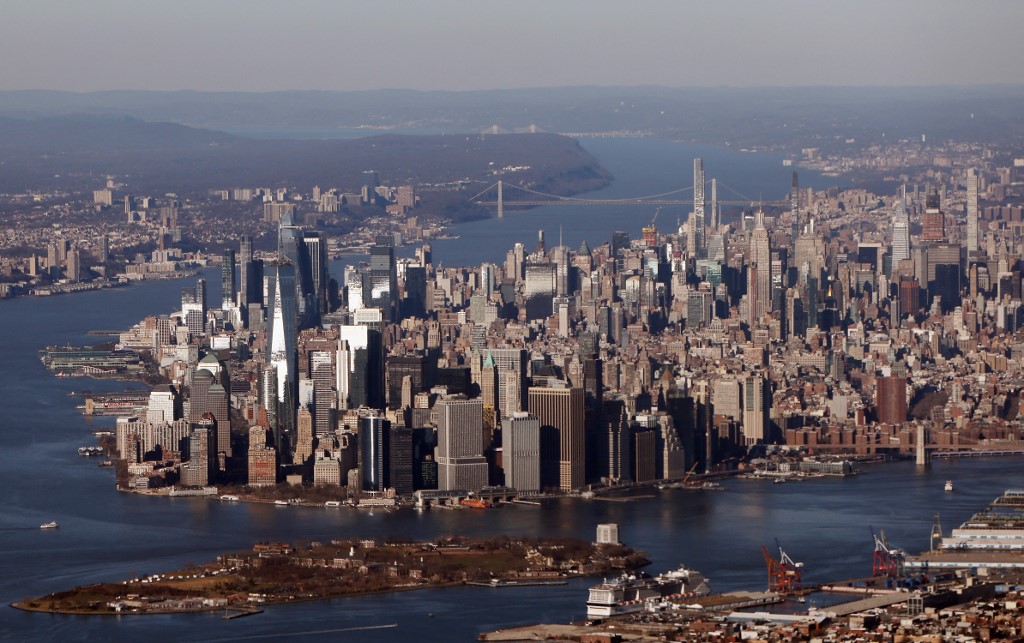 Aerial View Of New York