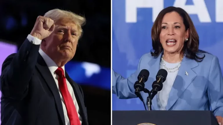 Harris-Trump-split