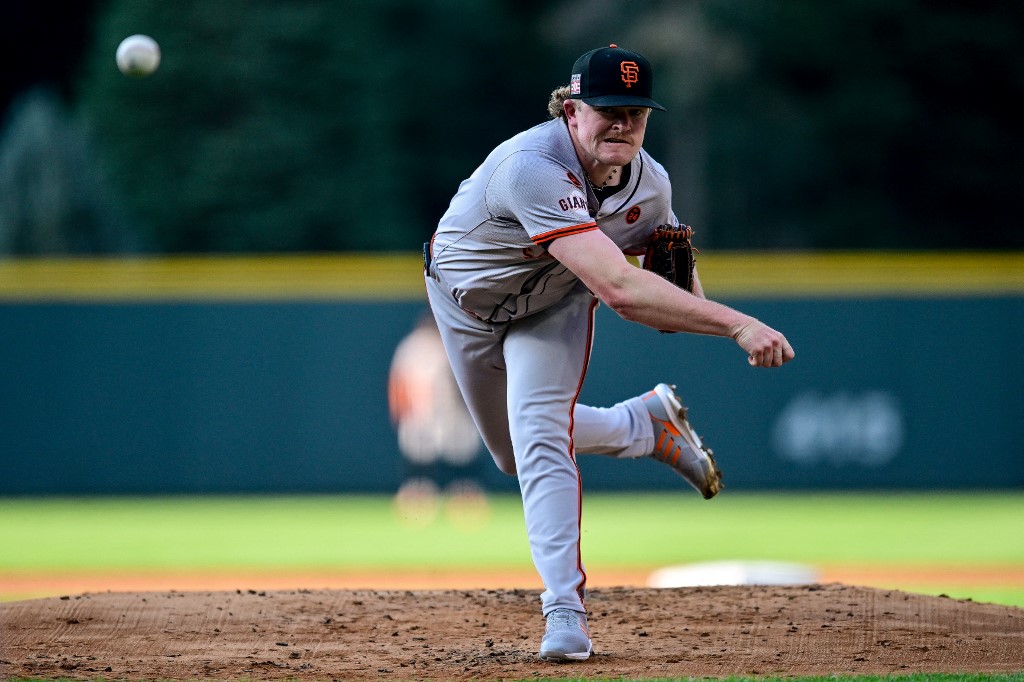 Logan Webb San Francisco Giants v Colorado Rockies