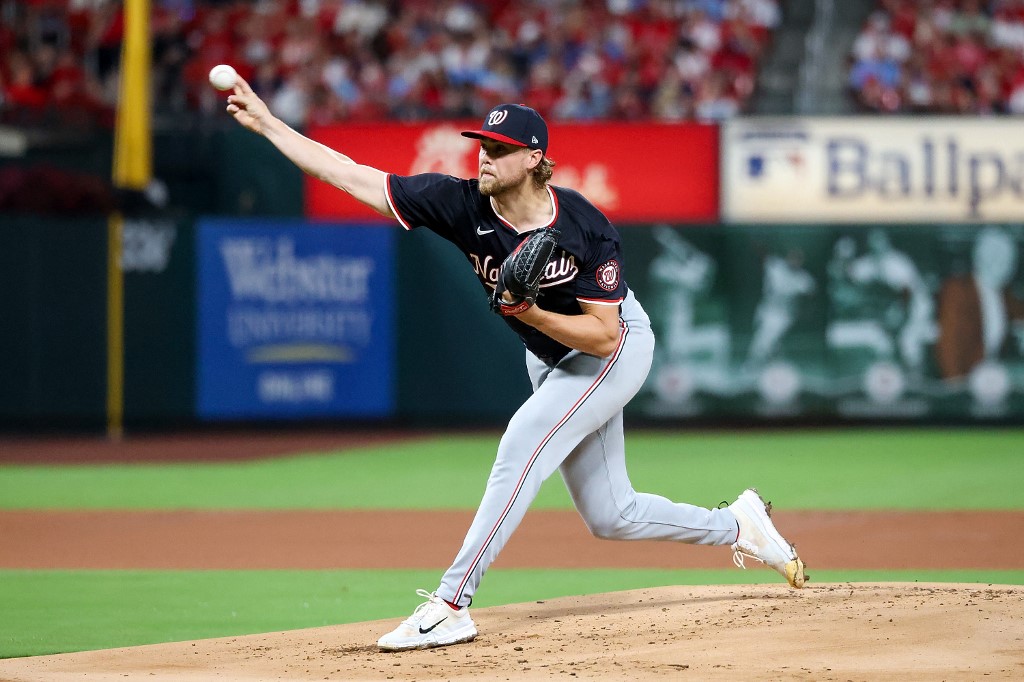 Jake Irvin Washington Nationals v St. Louis Cardinals