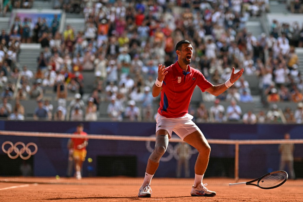 Novak Djokovic Carlos Alcaraz Paris 2024 Olympic Games