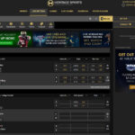 Heritage Sports live betting interface