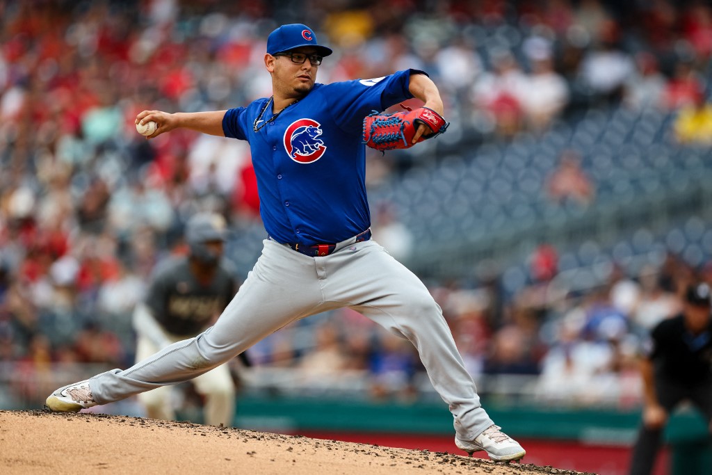 Javier Assad Chicago Cubs Washington, DC