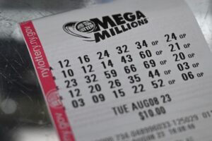 Mega Millions lottery ticket