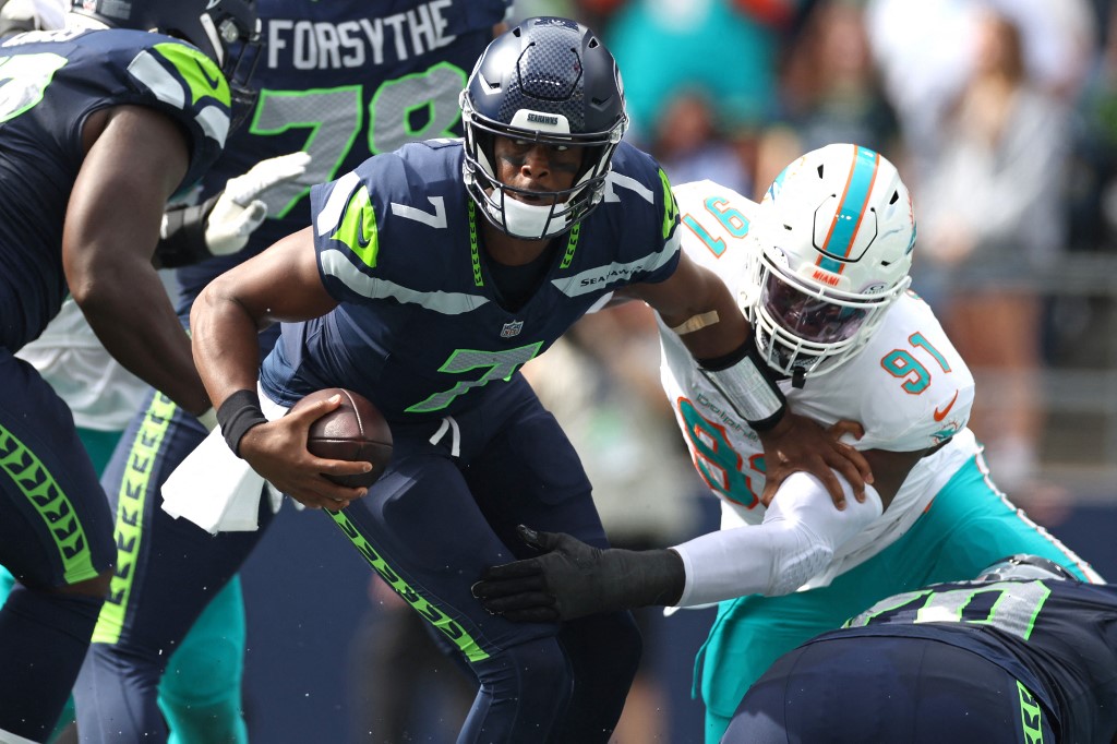 Geno Smith - Miami Dolphins v Seattle Seahawks