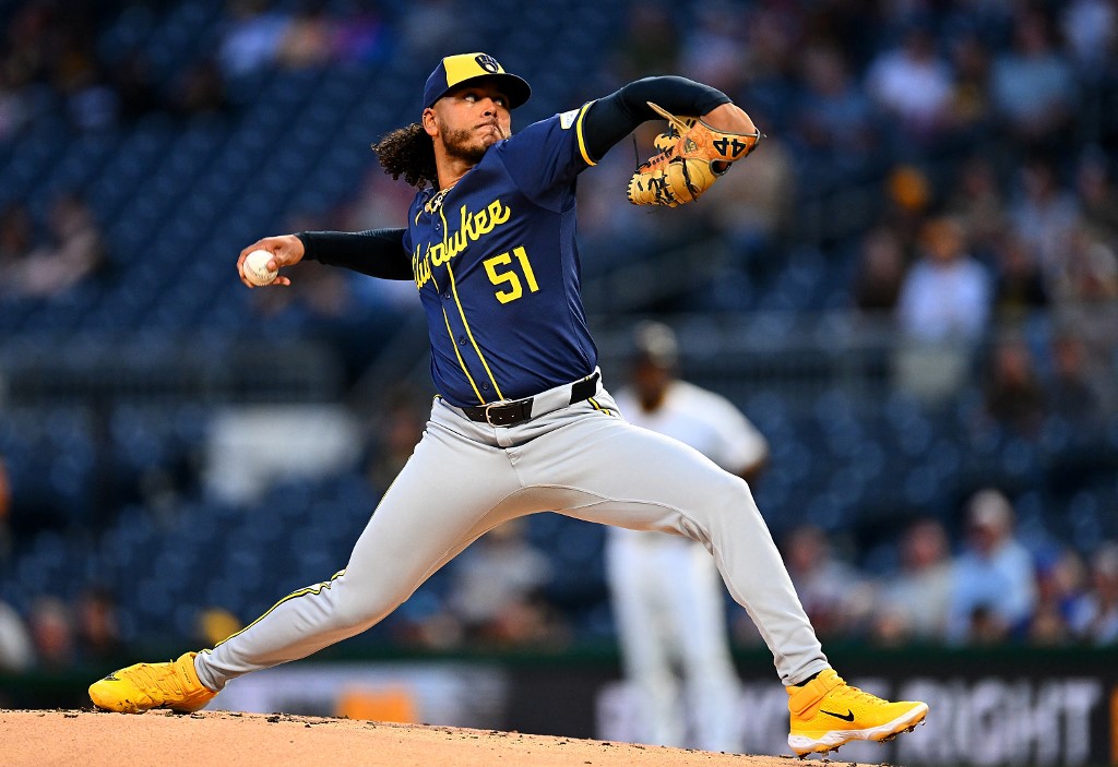 Freddy Peralta - Milwaukee Brewers v Pittsburgh Pirates