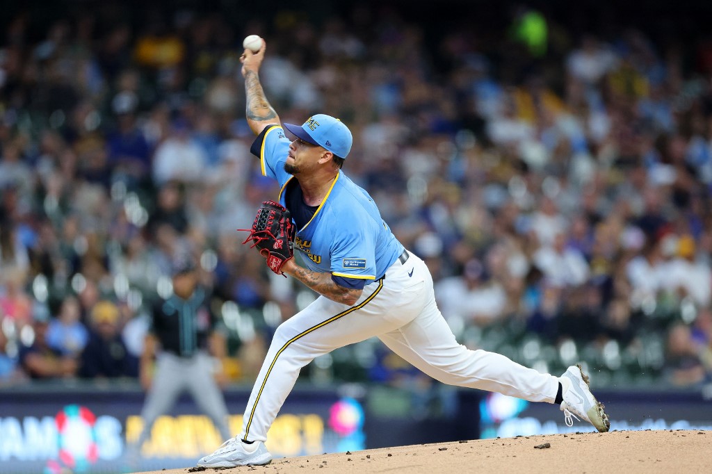 Frankie Montas - Arizona Diamondbacks v Milwaukee Brewers