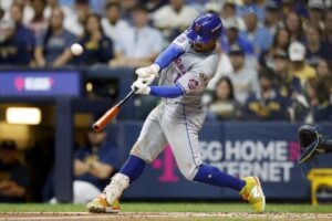 Francisco Lindor - Mets v Brewers - Game 2