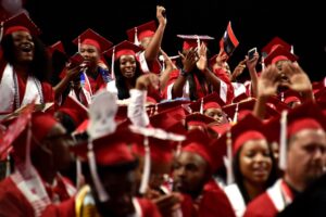 Kwanza Jones of the Kwanza Jones & Jose E. Feliciano SUPERCHARGED Initiative Gives 2019 Commencement Speech at Winston-Salem State University