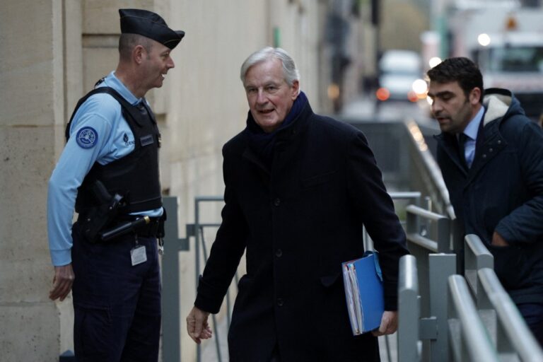 Prime Minister Michel Barnier Paris