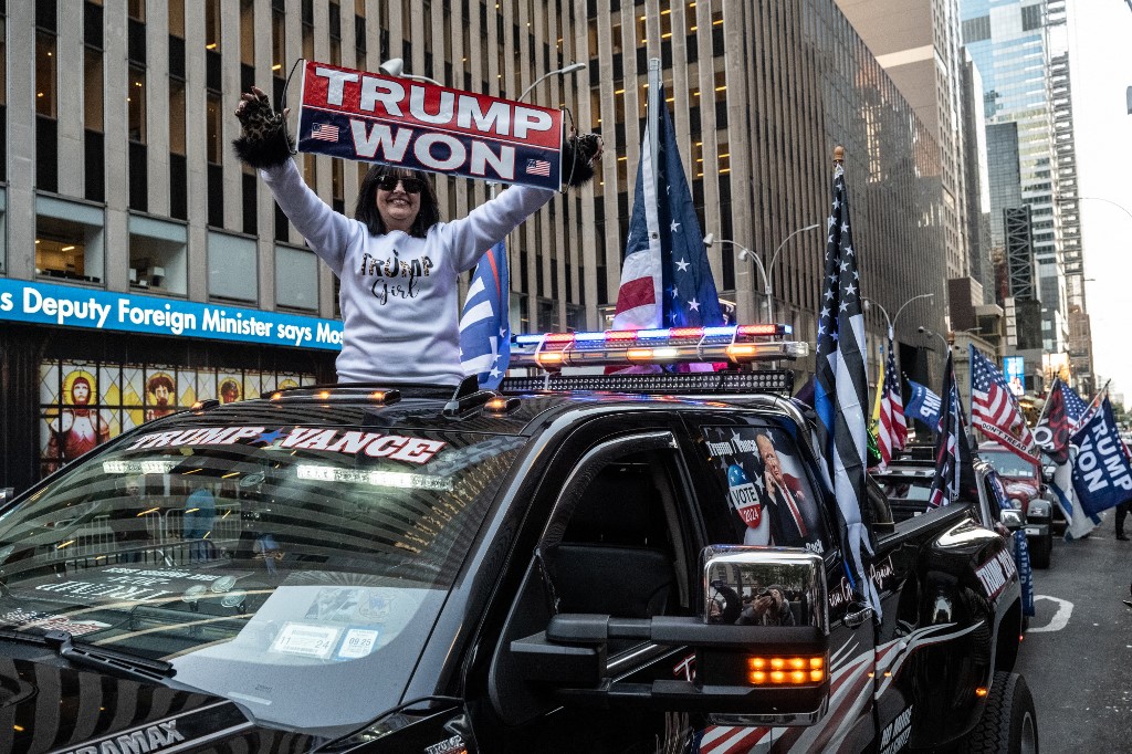 U.S. President-elect Donald Trump Caravan New York City