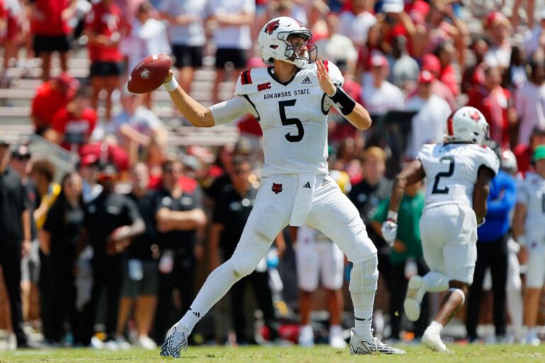 J.T. Shrout Arkansas State Red Wolves Oklahoma