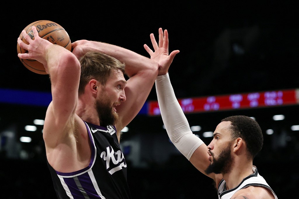 Domantas Sabonis -Sacramento Kings v Brooklyn Nets