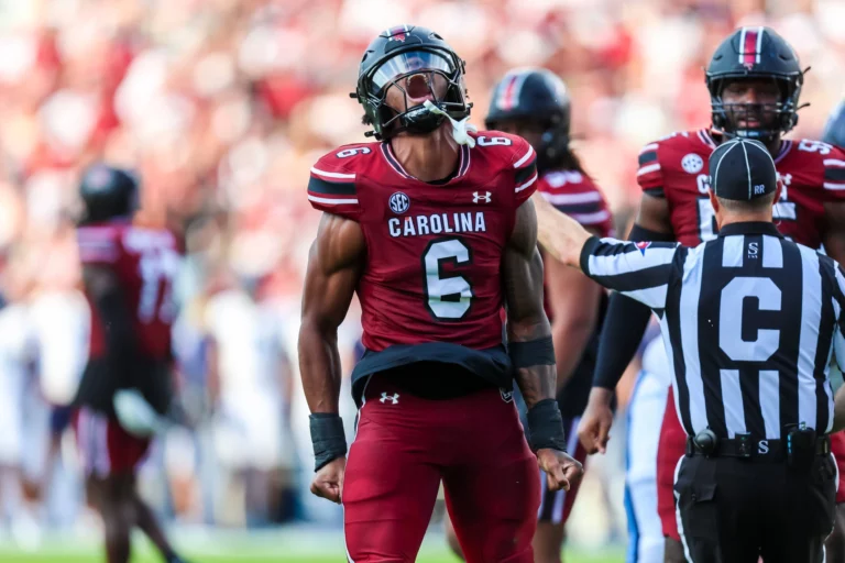 South Carolina Gamecocks number 6