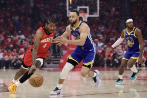 Golden State Warriors v Houston Rockets - Game Five