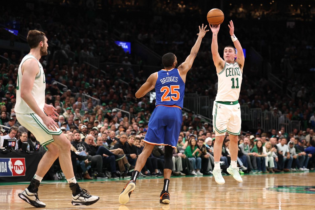 New York Knicks v Boston Celtics - Game One