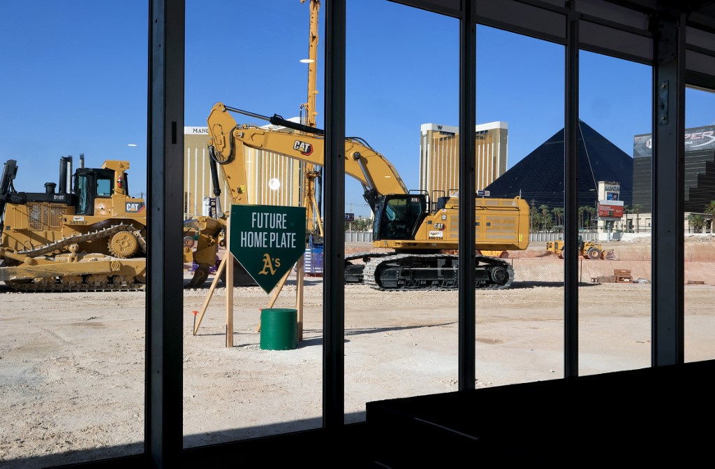 Athletics Break Ground At Las Vegas Ballpark Site