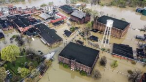 Buffalo Trace Distillery floodwaters Kentucky