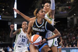 WNBA Angel Reese Minnesota Lynx v Chicago Sky