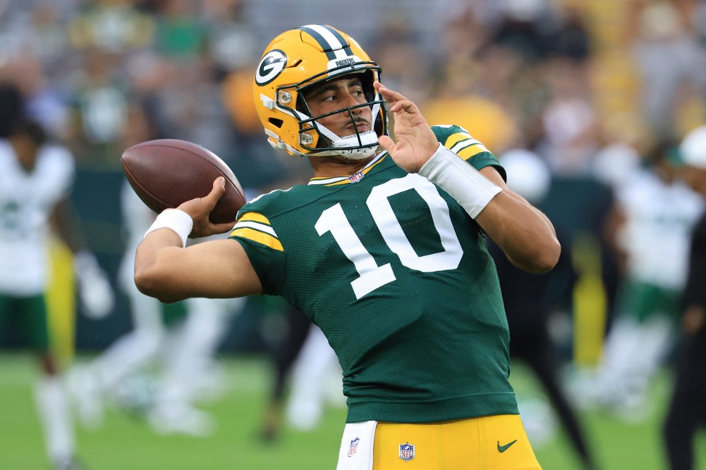 Jordan Love New York Jets v Green Bay Packers - NFL Preseason 2025