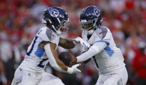 Cameron Ward Tennessee Titans v Tampa Bay Buccaneers - NFL Preseason 2025