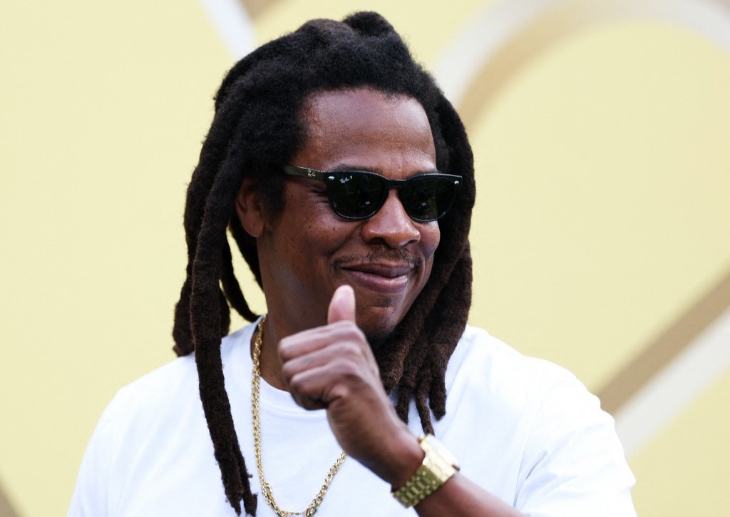 Jay-Z acknowledges the crowd during the FIFA Club World Cup 2025