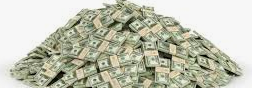 pile of bonus cash
