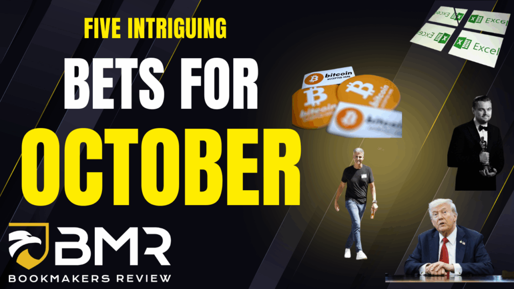 Five intriguing bets to make in October, only at the top offshore sportsbooks.