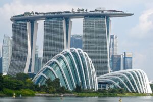 Marina Bay Sands hotels resort Singapore on June 27, 2025. (Photo by Roslan RAHMAN / AFP)