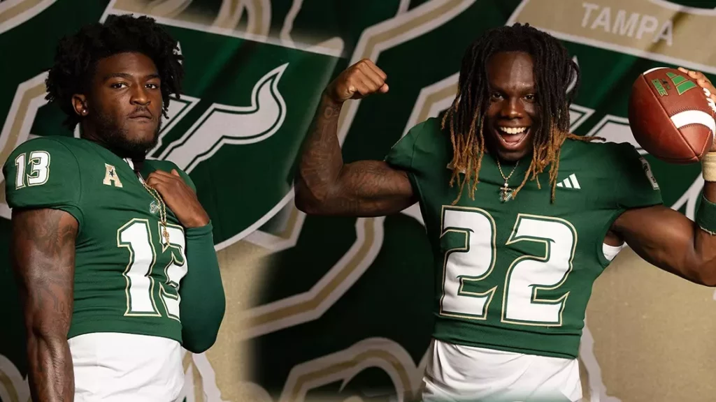USF football players