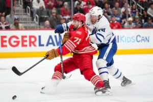 Dylan Larkin Toronto Maple Leafs v Detroit Red Wings
