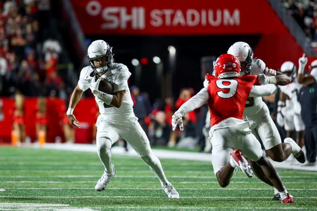 Dante Moore Oregon v Rutgers
