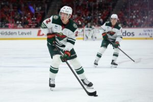 Matt Boldy Minnesota Wild v Washington Capitals