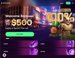 BetAnything homepage